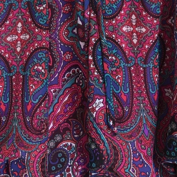 L8TER MAXI PAISLEY DRESS SZ M - Picture 3 of 6